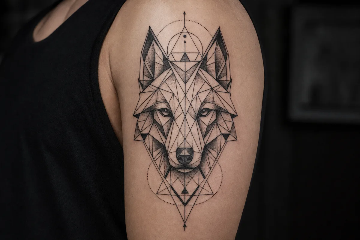 Geometrischer Wolf